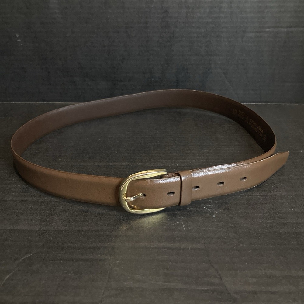 Dept 33 Belt, Split Cowhide On Bonded Leather, Size 34